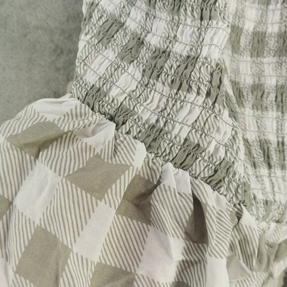 ANGELS Smocked Women Top Size XL(16-18) Woven Casual Pullover Gingham Pattern - Picture 13 of 13